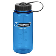 Бутилка Nalgene Wide Mouth 0,5l син Blue/Black