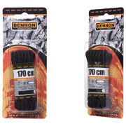 Връзки за обувки Bennon Laces Black Box 170 cm
