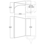 Навес Vango AirBeam Sky Canopy for Caravan & Motorhomes 2.5M
