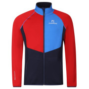 Функционален мъжки суитшърт Progress Glacier червен/син červená/stř.modrá/tm.modrá