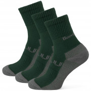Чорапи Zulu Bambus Trek M 3-pack тъмно зелен