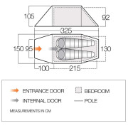 Туристическа палатка Vango Scafell 200