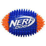 Играчка за куче Nerf Dog Squeak Spike Football 15cm син/оранжев modrá