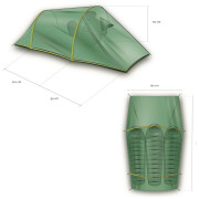 Туристическа палатка Rockland Soloist 1P