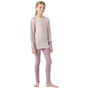 Детски функционален комплект Helly Hansen Jr Lifa Merino Midweight Set Purple Clay
