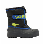 Детски зимни ботуши Sorel Snow Commander™ Black черен/син