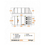 Семейна палатка Vango Sherwood Air 400XL Package