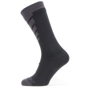 Чорапи SealSkinz Waterproof Warm Weather Mid Length сив/черен Black/Grey