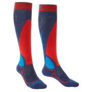 Чорапи 3/4 Bridgedale Ski Junior Racer Denim син/сив denim/flame/322