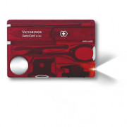 Многофункционална карта Victorinox SwissCard Lite червен