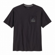 Мъжка тениска Patagonia M's Chouinard Crest Pocket Responsibili-Tee черен Ink Black