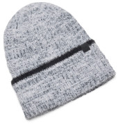 Дамска шапка Under Armour W Halftime Cozy Beanie сив Anthracite / White / Anthracite