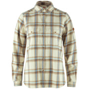 Дамска риза Fjällräven Övik Heavy Flannel Shirt W бежов Chalk White-Fossil