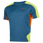 Мъжка тениска La Sportiva Compass T-Shirt M син/жълт Storm Blue/Lime Punch