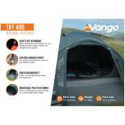 Туристическа палатка Vango Tay 400