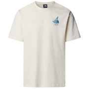 Мъжка тениска The North Face U Powder Days Relaxed S/S Tee-Graphic бял White Dune