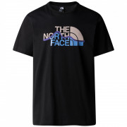 Мъжка тениска The North Face M S/S Mountain Line Tee черен