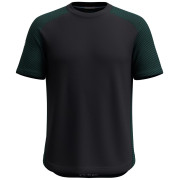 Мъжка тениска Smartwool M Active Mesh Short Sleeve черен/зелен evergreen/black