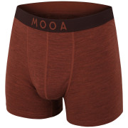 Мъжки боксерки MOOA MerinoSilk 4in оранжев cinnamon melange
