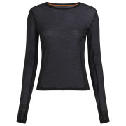 Дамска тениска Icebreaker Women Merino Blend 75 Cool-Lite™ Featherlight™ LS Crewe черен Black