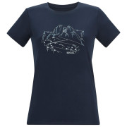 Дамска тениска Regatta Womens Fingal Stretch тъмно син Navy