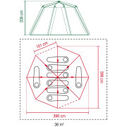 Голяма семейна палатка Coleman Cortes Octagon 8