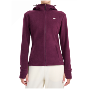 Дамски суитшърт 4F Fleece F478 винен Burgundy