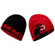 Шапка Mammut Logo Beanie черен/червен Black