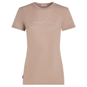 Дамска тениска Icebreaker Women Merino 150 Tech Lite SS Tee Sparkling Stars розов Pink Quartz