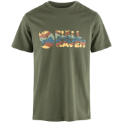 Мъжка тениска Fjällräven Multicolor Logo T-shirt M зелен Laurel Green