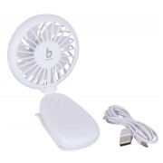 Мини вентилатор Bo-Camp Fan with clamp Mini бял