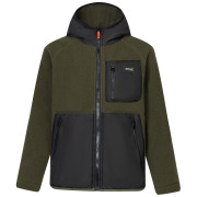 Детски суитшърт Regatta Munro Hybrid Jacket DarkKhak/Blk тъмно зелен DarkKhak/Blk