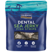 Лакомства за кучета Fish4Dogs Dental Sea Jerky Fish Strips 100g