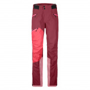 Дамски панталони Ortovox Westalpen 3L Pants W червен DarkBlood