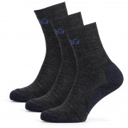 Мъжки чорапи Warg Trek Merino 3-pack сив/син