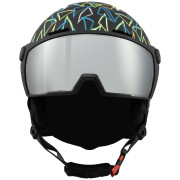 Детска ски каска Blizzard Flash Visor junior ski helmet черен black/multicolor