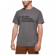 Мъжка тениска Black Diamond M STACKED LOGO TEE