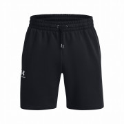 Мъжки къси панталони Under Armour Icon Fleece Short черен Black/White