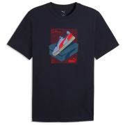 Мъжка тениска Puma Graphic Tee тъмно син New Navy