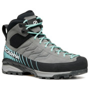 Дамски трекинг обувки до глезена Scarpa Mescalito Trk 2 Gtx Wmn сив/син Midgray - Aqua
