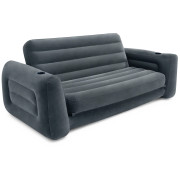 Надуваем фотьойл Intex Pull-out Sofa тъмно сив grey