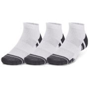 Комплект чорапи Under Armour Performance Tech 3pk Low бял White / White / Jet Gray