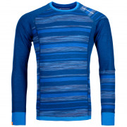 Функционална мъжка тениска  Ortovox 210 Supersoft Long Sleeve син PetrolBlue