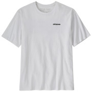 Мъжка тениска Patagonia P-6 Logo Responsibili Tee бял