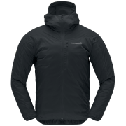 Мъжко яке Norrona falketind aero60 Zip Hood черен Caviar Black