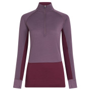 Дамска функционална блуза Icebreaker Women Mer 200 ZoneKnit LS Half Zip лилав Dkber/Greplu/Cb