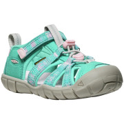 Детски сандали Keen Seacamp II Cnx Children Bright Aqua/Giggle Pink светло син bright aqua/giggle pink