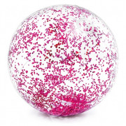 Надуваема топка Intex Glitter Beach Balls 58070NP розов