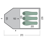 Палатка Pinguin Campus 3 Duralu