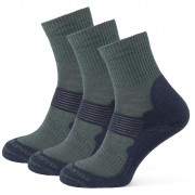 Чорапи Zulu Merino Men 3 pack зелен/черен